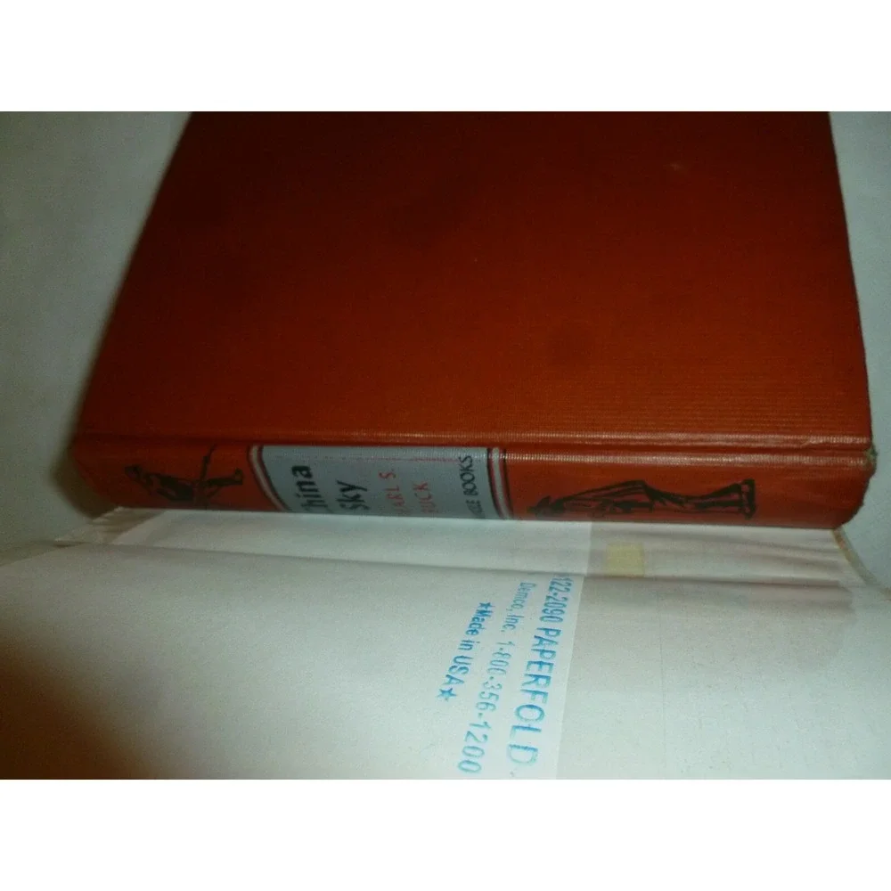 China Sky by Pearl S. Buck 1943 Triangle Books Hardcover DJ Vintage WWII
